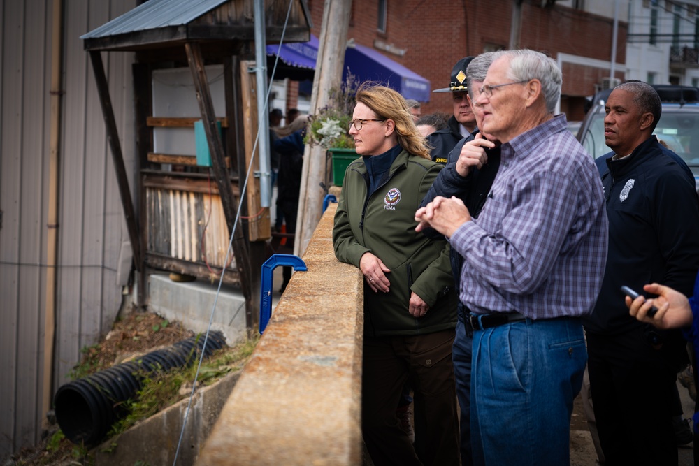 FEMA Administrator and North Carolina Governor Visit Recovery Operations in Western North Carolina