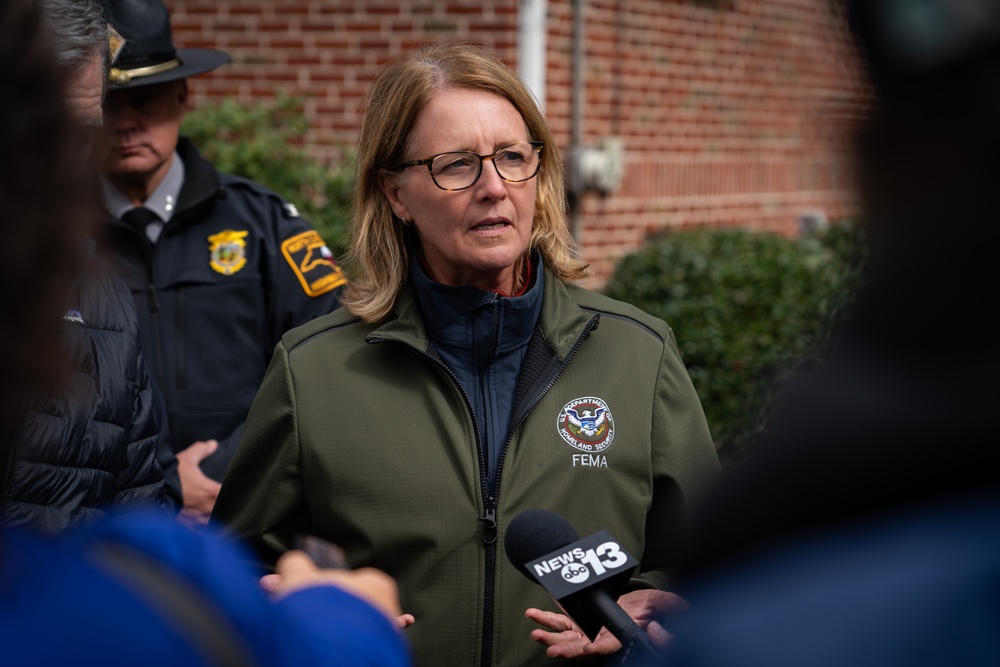 FEMA Administrator and North Carolina Governor Visit Recovery Operations in Western North Carolina