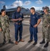 Naval Criminal Investigative Service (NCIS) Special Agent (SA) Kenneth Randle interviewing Aviation Electronics Technician (ATAN) Juan Lamas; ATAN Lucas Di Giacomo and Aviation Ordnancemen First Class (AO1) Jason Spire about an on-going investigation