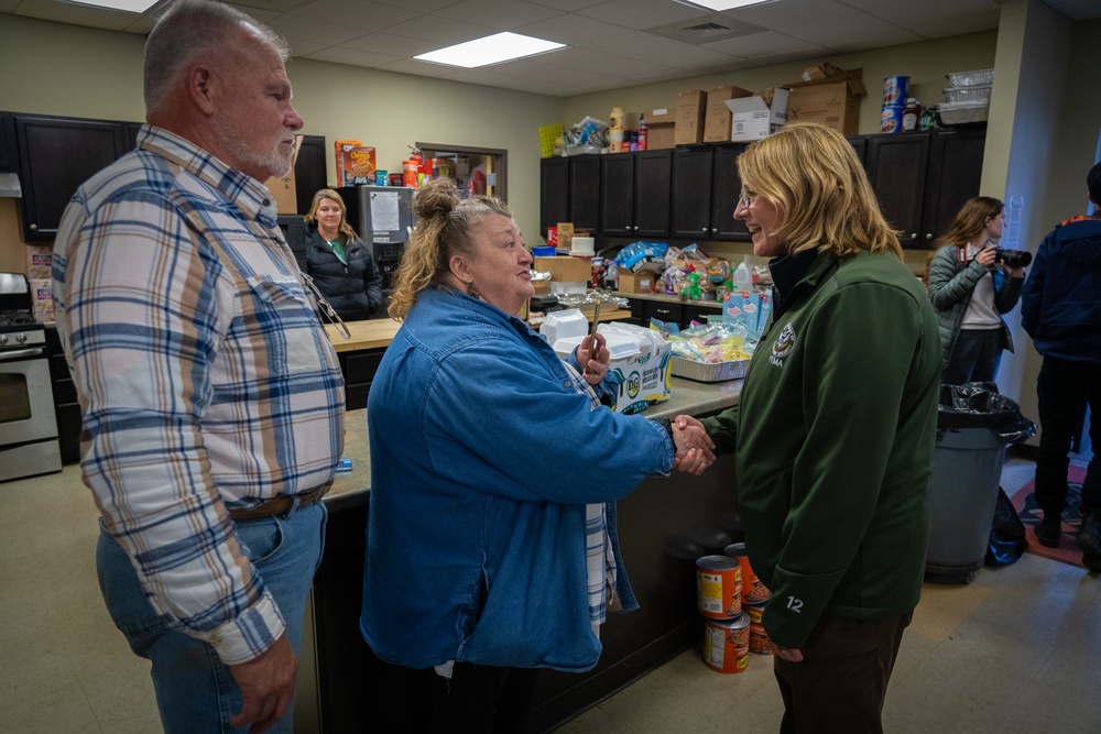 FEMA Administrator and North Carolina Governor Visit Recovery Operations in Western North Carolina