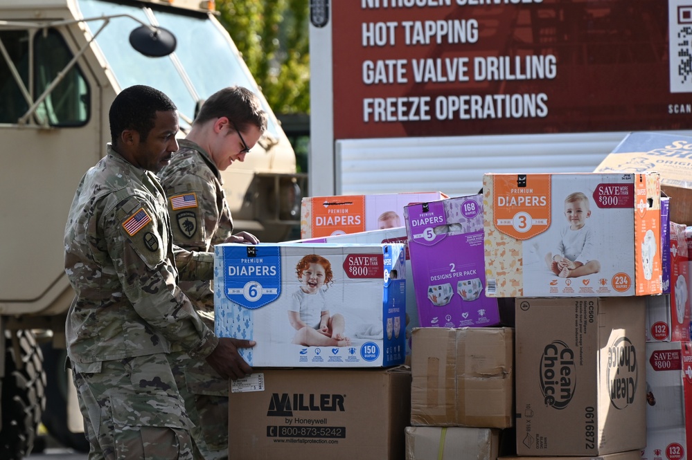 Cudd Pressure Control, Thru Tubing Solutions and Oklahoma National Guard Association Deliver Vital Supplies to NC National Guard for Helene Relief