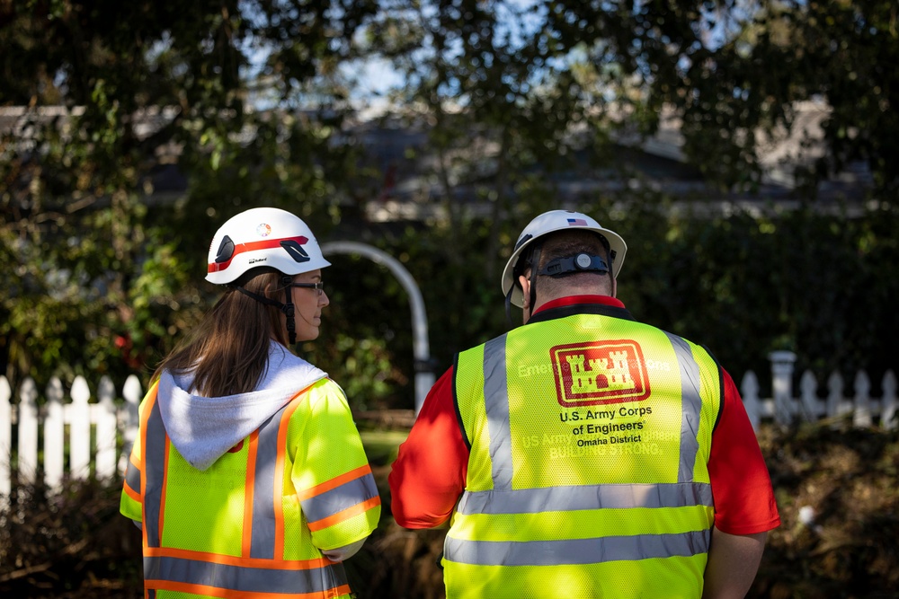 U.S. Army Corps of Engineers First Blue Roof Project in Sarasota for Hurricane Milton