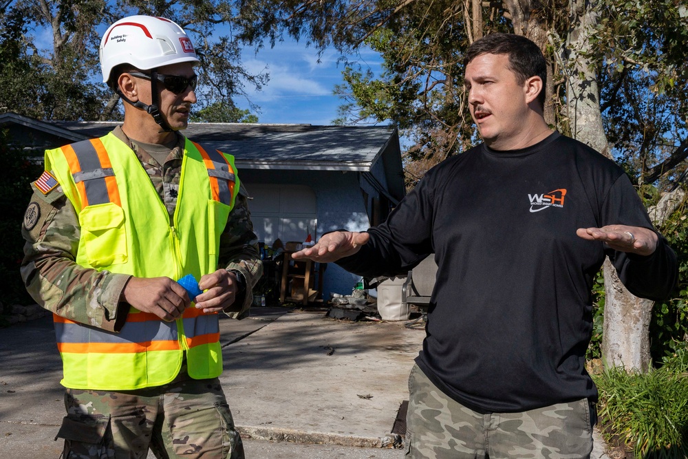 U.S. Army Corps of Engineers First Blue Roof Project in Sarasota for Hurricane Milton