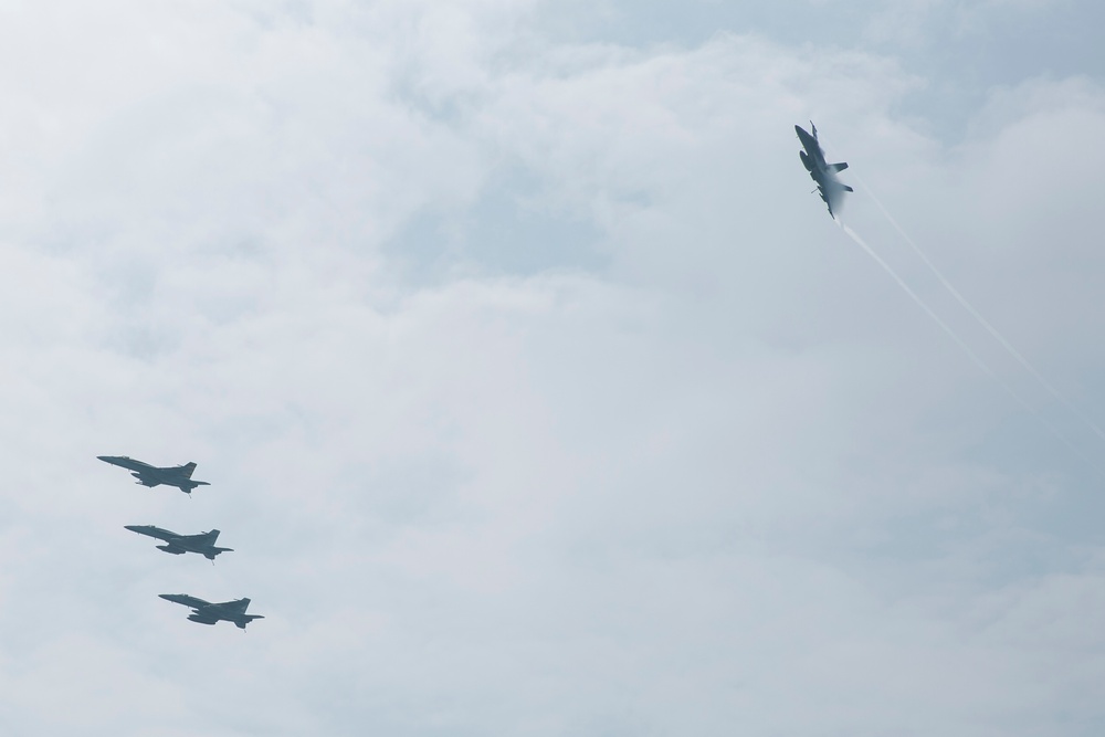 Abraham Lincoln conducts routine flight operations