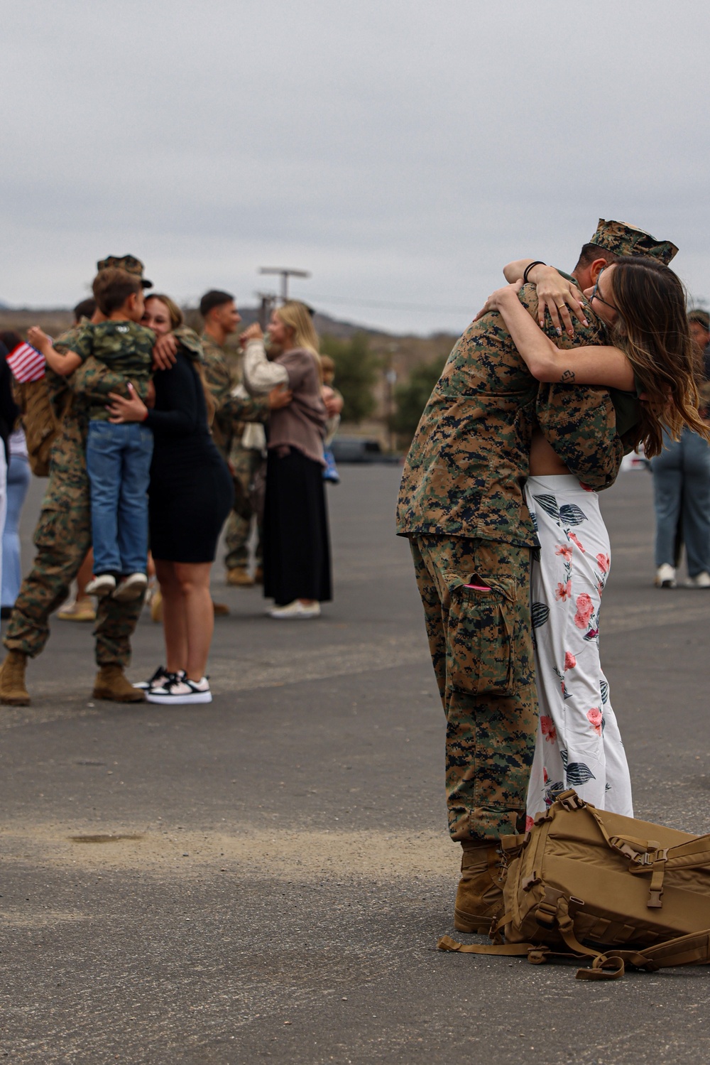 Elements of the 15th MEU Return from Deployment Aboard USS Harpers Ferry