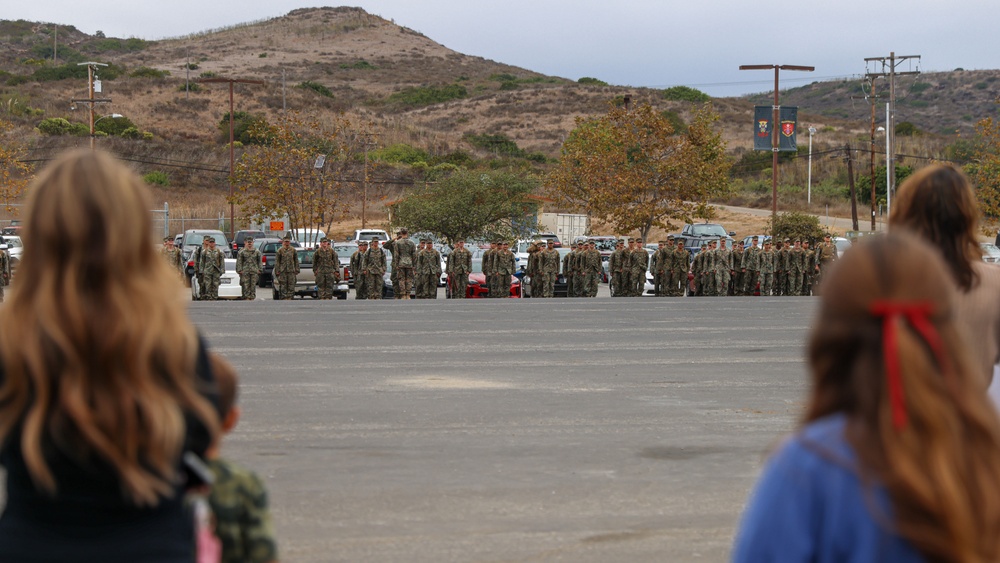 Elements of the 15th MEU Return from Deployment Aboard USS Harpers Ferry