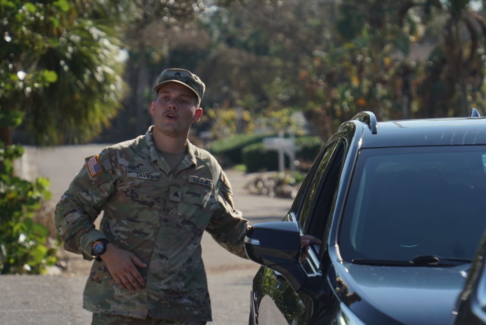 Hoosier Guardsmen assist in Hurricane Milton relief efforts