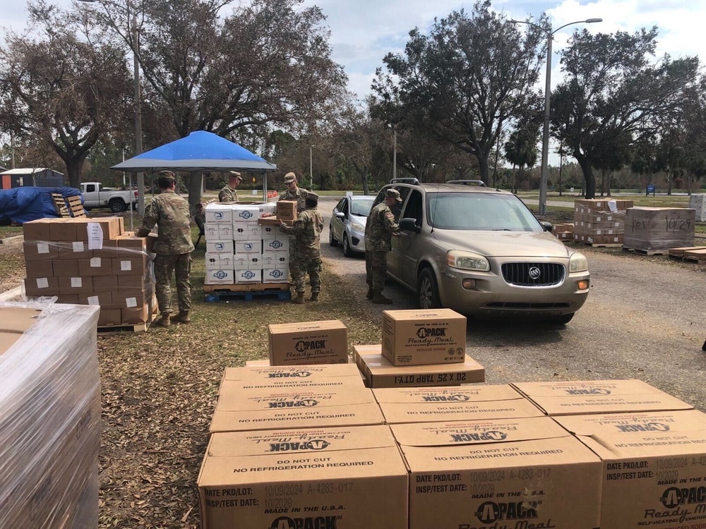 Hoosier Guardsmen assist in Hurricane Milton relief efforts