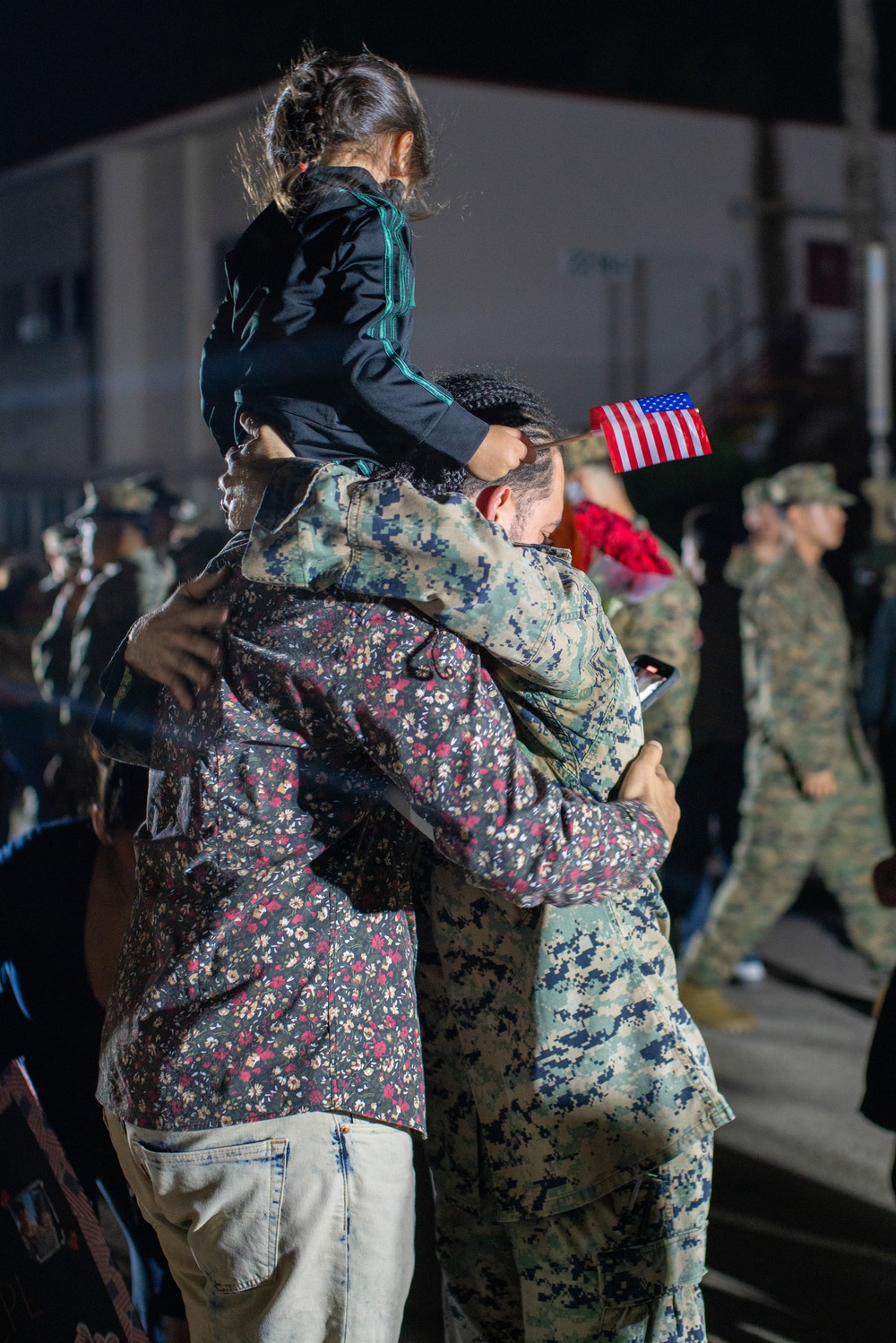 Elements of the 15th MEU Return from Deployment Aboard USS Harpers Ferry