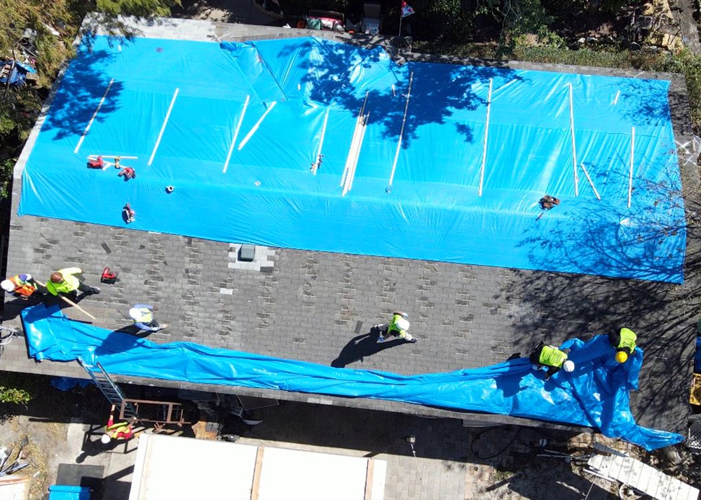 USACE ‘Blue Roof’ installs begin in Sarasota at record pace