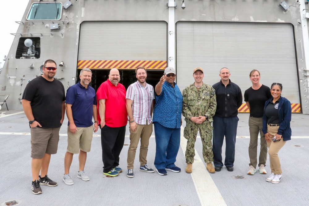 USS Manchester (LCS 14) Hosts Ship Tour