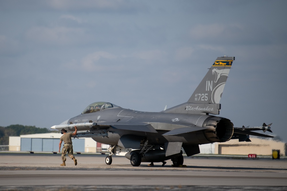 Jets take to the sky during 122nd FW drill