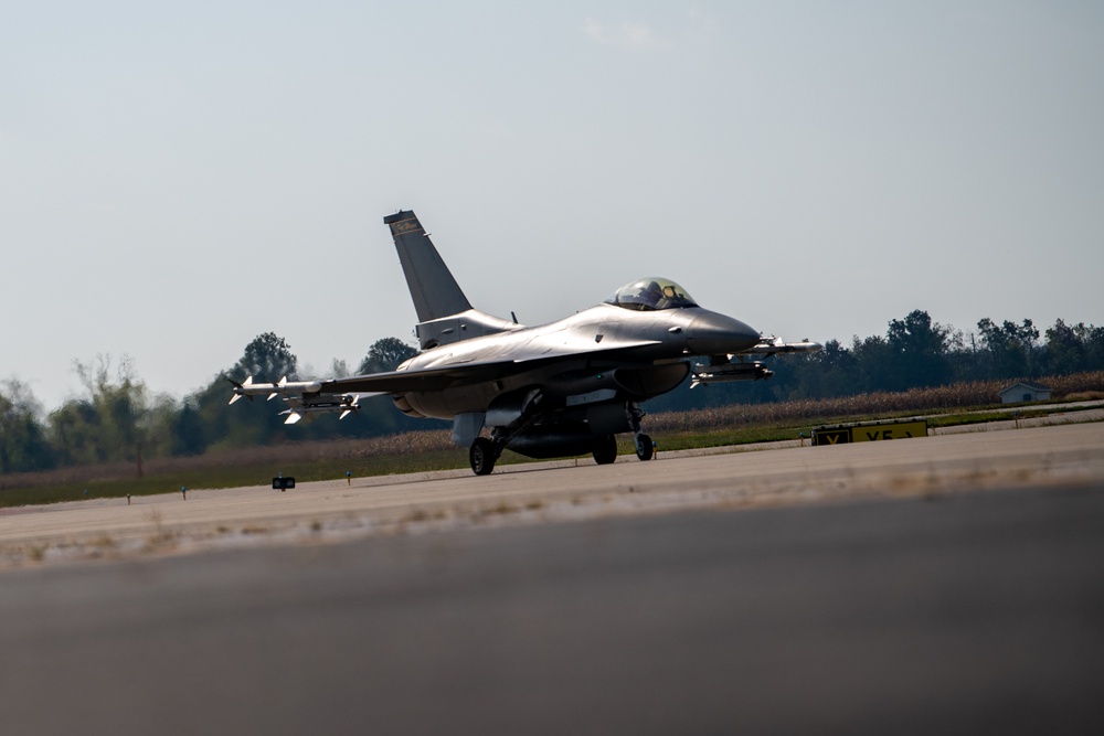 Jets Take to the Sky During 122nd FW Drill