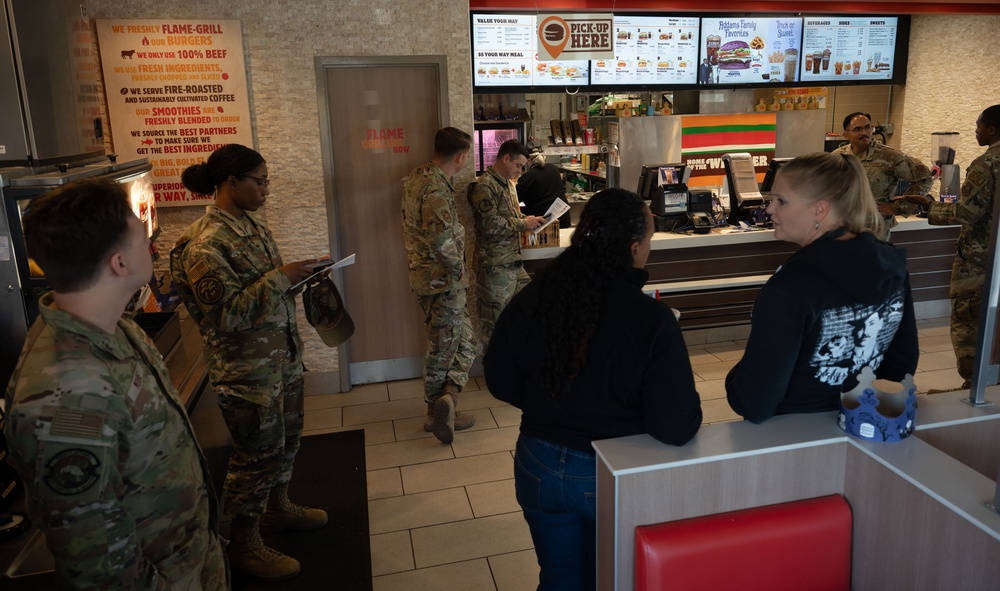 Team Dover First Sergeants care for Airmen during Operation Warm Heart