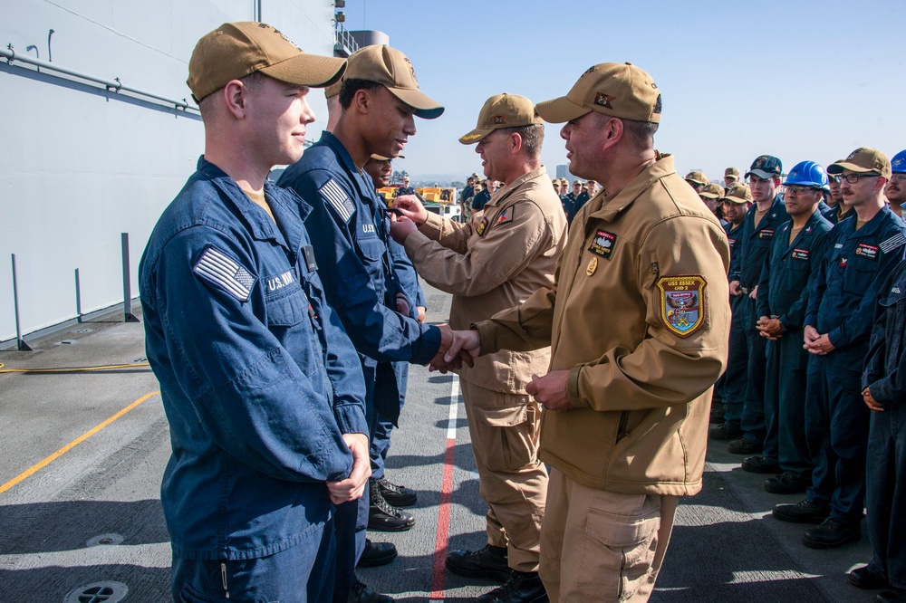 USS ESSEX (LHD 2) All Hands Call