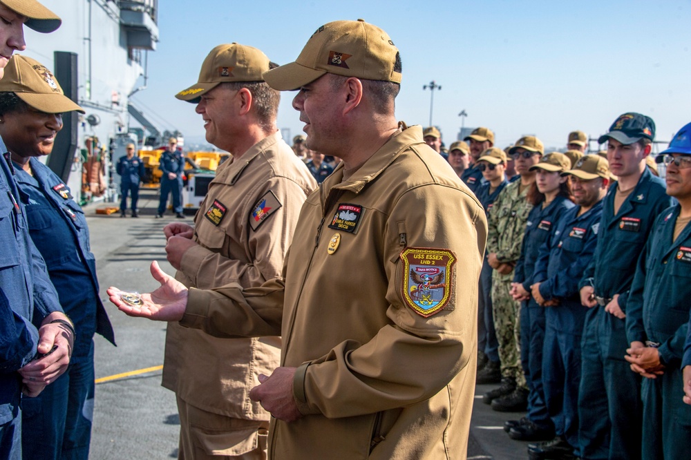 USS ESSEX (LHD 2) All Hands Call