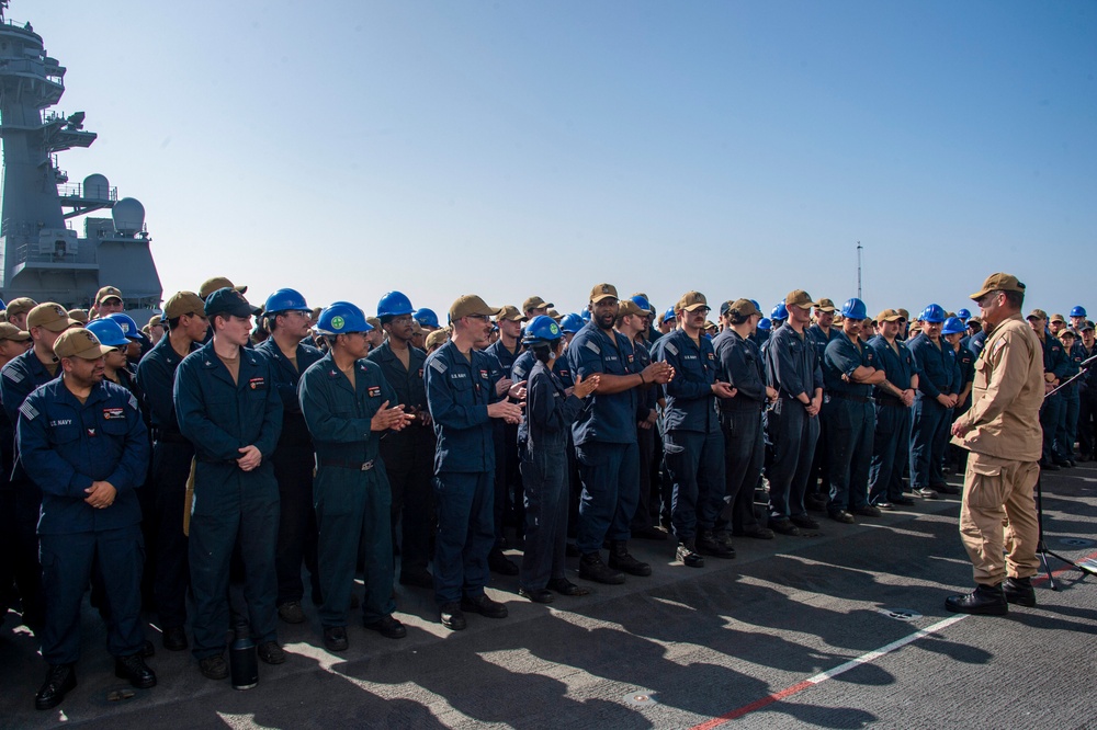 USS ESSEX (LHD 2) All Hands Call