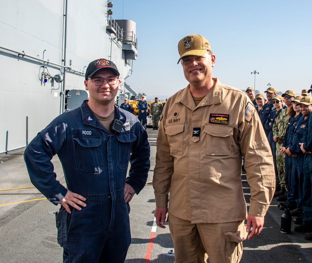 USS ESSEX (LHD 2) All Hands Call