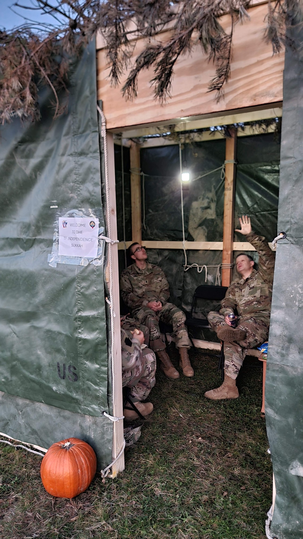 56SBCT Soldiers experience holiday of Sukkot