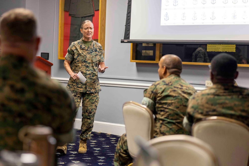 2nd Marine Logistics Group Holds Chief Petty Officer PME