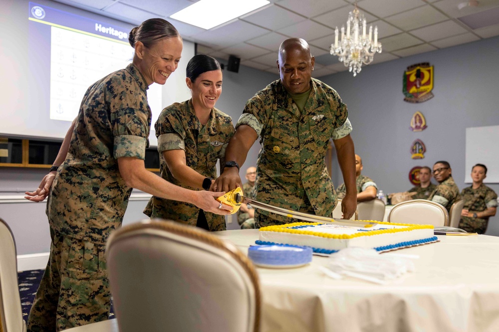 2nd Marine Logistics Group Holds Chief Petty Officer PME