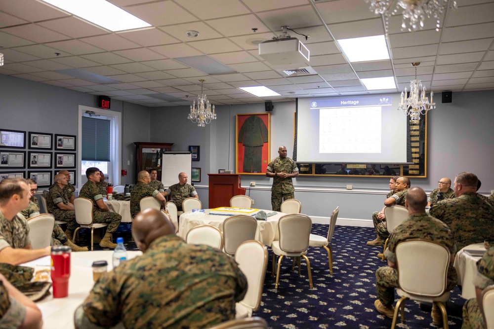 2nd Marine Logistics Group Holds Chief Petty Officer PME