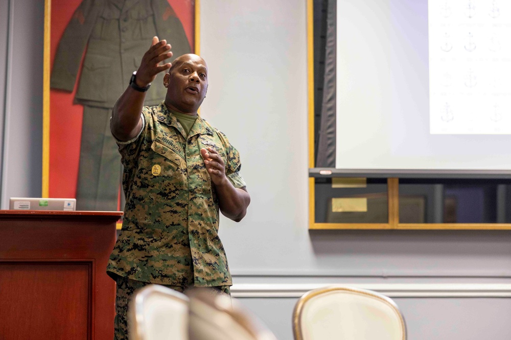 2nd Marine Logistics Group Holds Chief Petty Officer PME