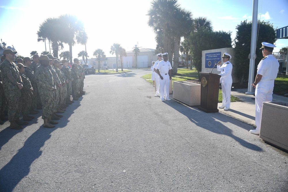 Ecuadorian IANTN Officer Awarded Navy and Marine Corps Commendation Medal