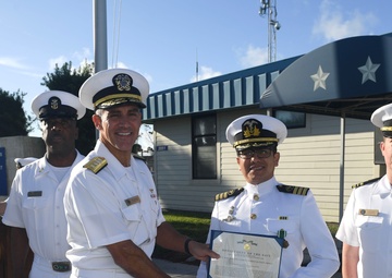 Ecuadorian IANTN Officer Awarded Navy and Marine Corps Commendation Medal