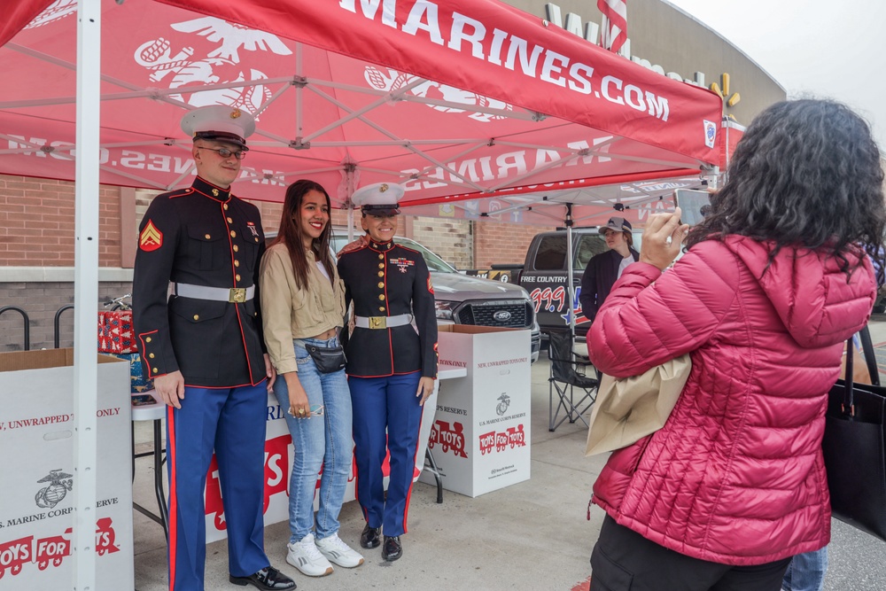 Kicking off Toys for Tots with Recruiting Station Frederick