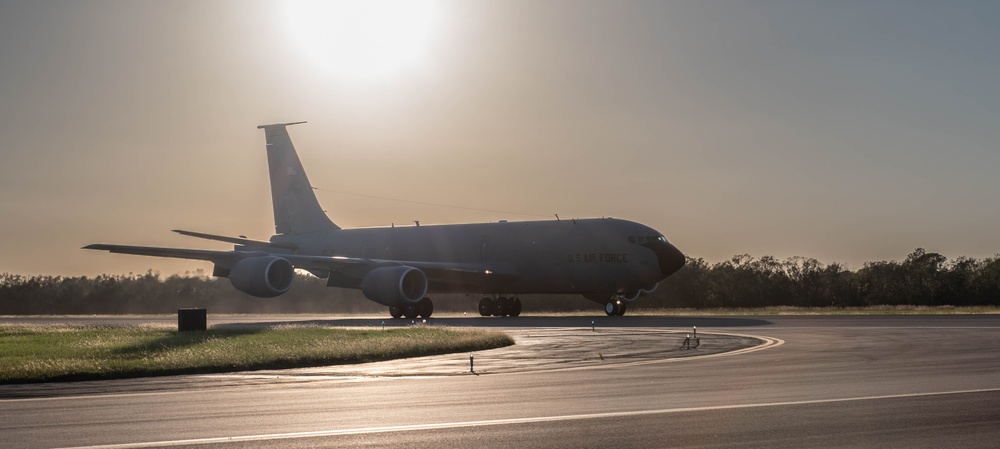 KC-135 return to MacDill AFB following relocation from Hurricane Milton