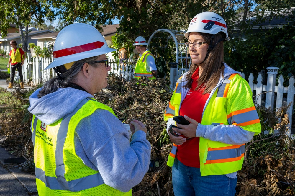 U.S. Army Corps of Engineers First Blue Roof Project in Sarasota for Hurricane Milton