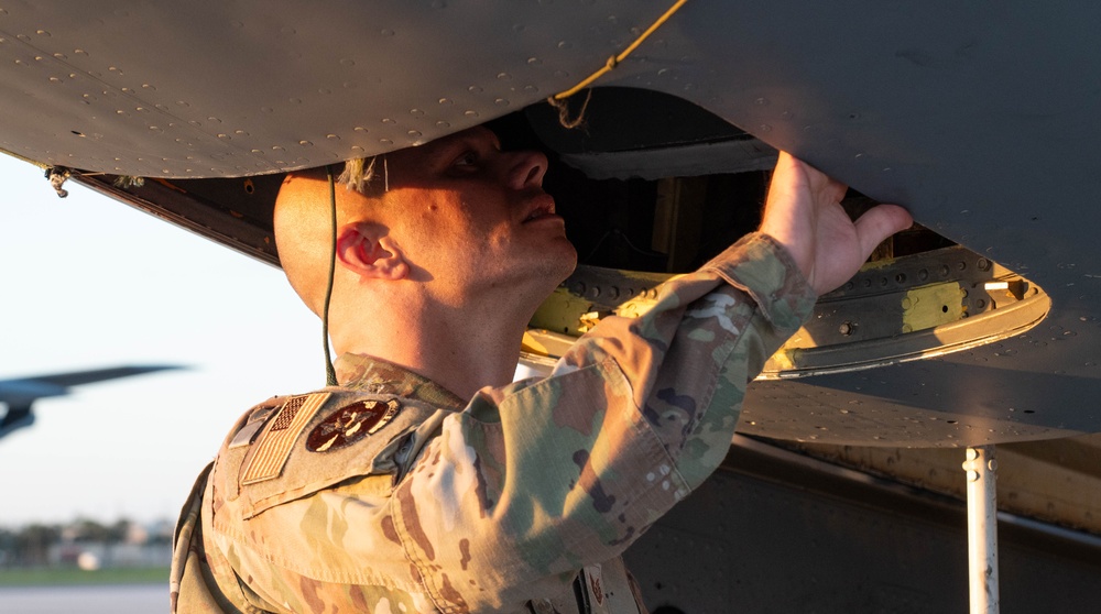 KC-135 return to MacDill AFB following relocation from Hurricane Milton