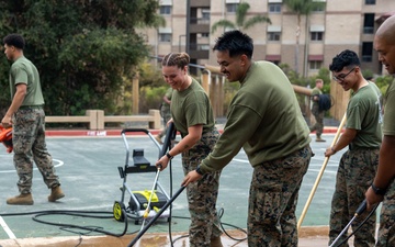 7th ESB Marines execute barracks quality of changes in support of Operation Clean Sweep