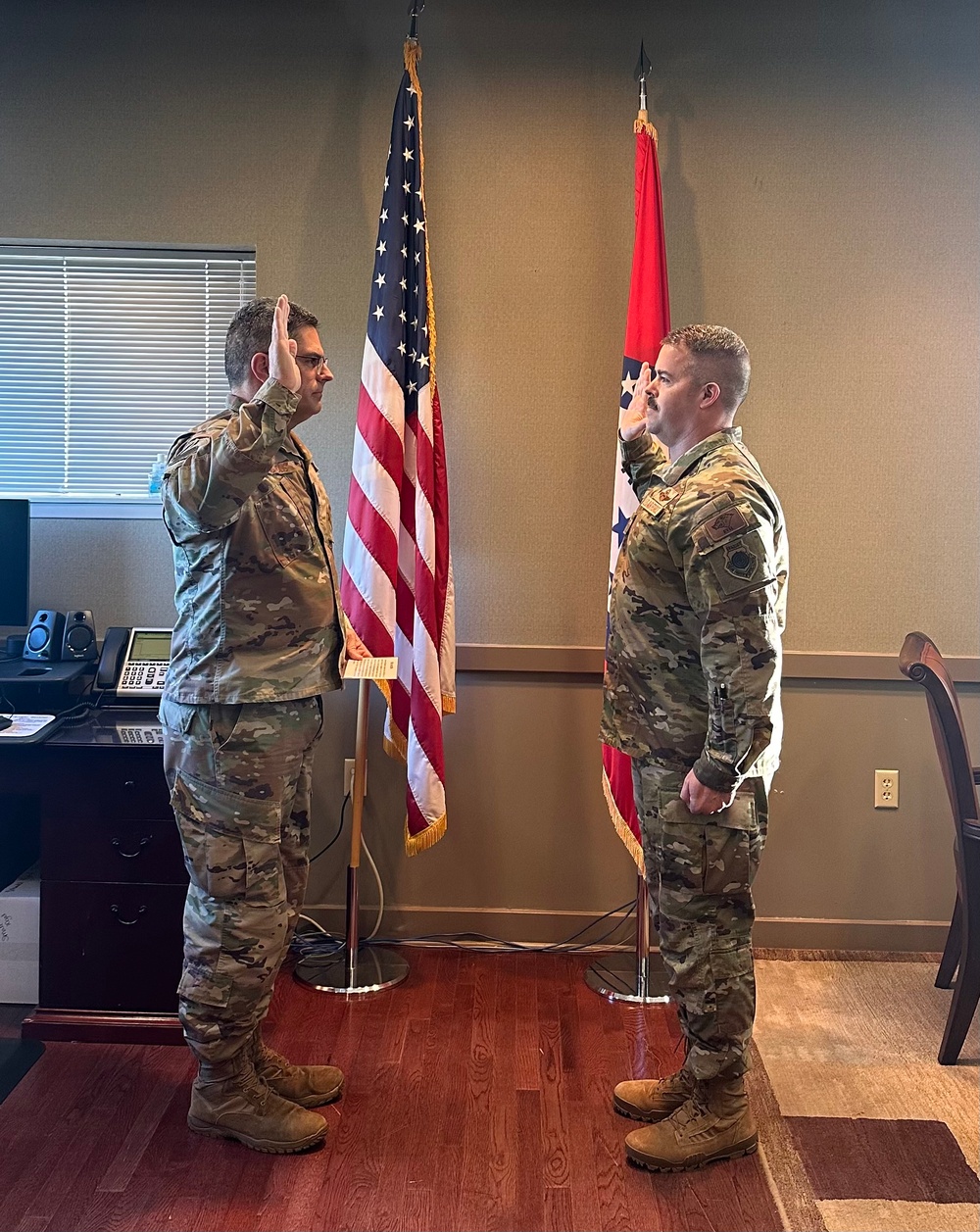 Col. Spohn Receives Oath of Office