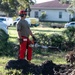 RED HORSE visits MacDill Air Force Base after Hurricane Milton