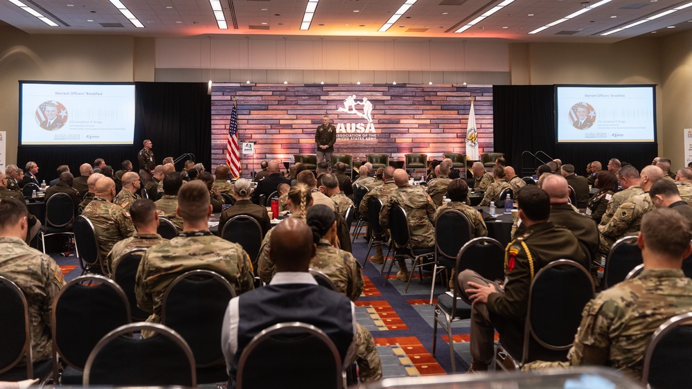 Warrant Officer's Breakfast at AUSA 2024