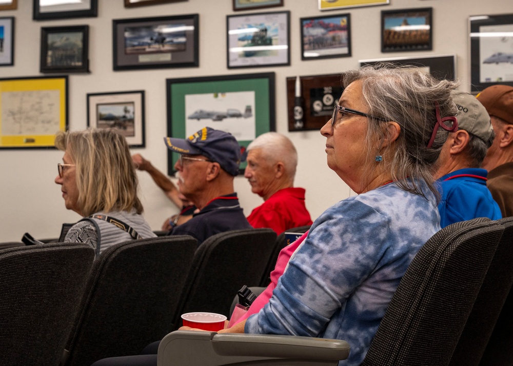 Red River Valley Fighter Pilots &quot;River Rats&quot; Tour the 357th Fighter Squadron