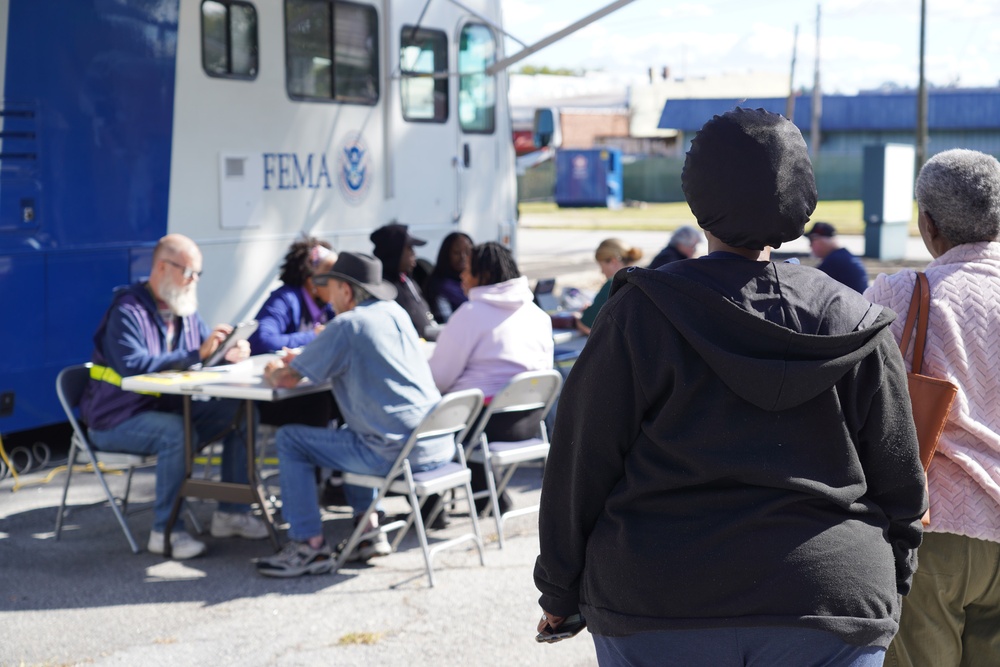 FEMA Holds A Mobile Disaster Survivor Assistance Event in Laurens, South Carolina