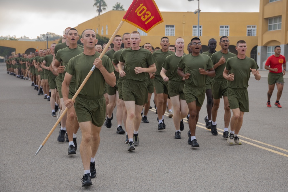 Bravo Company Motivational Run