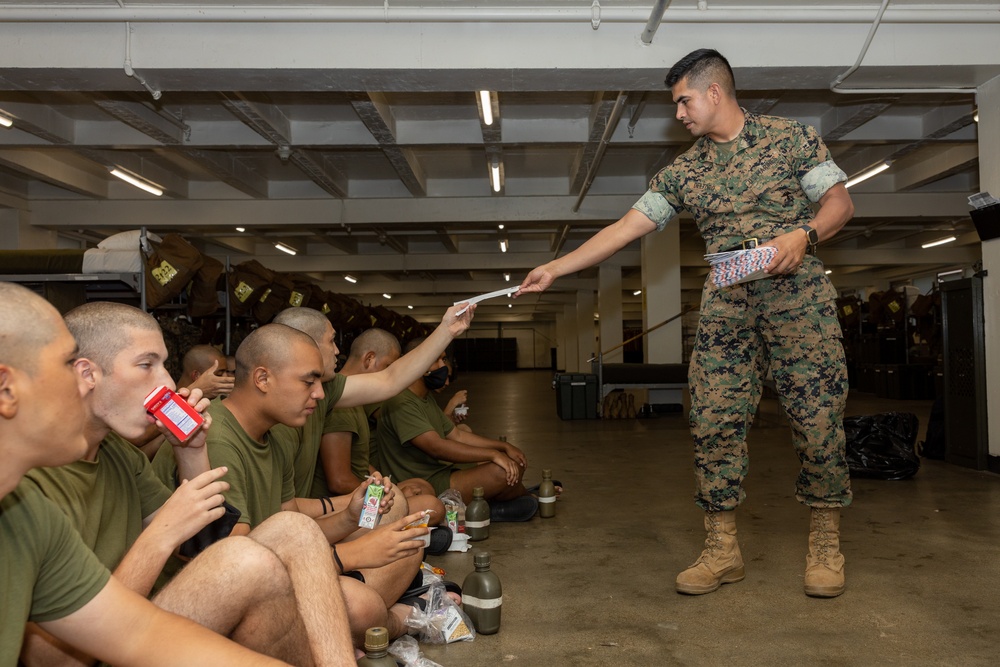 Fox Company Senior Drill Instructor and Square Away Time