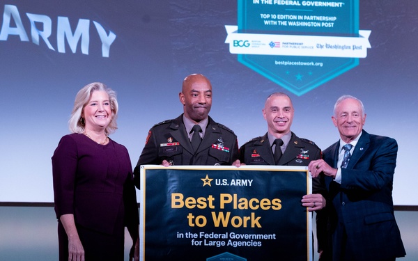 Army Civilian Showcase Celebrates Top 5 Best Places to Work in the Army