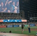 Staff Sgt. Chandler performs God Bless America at PETCO Park Stadium