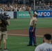 Staff Sgt. Chandler performs God Bless America at PETCO Park Stadium