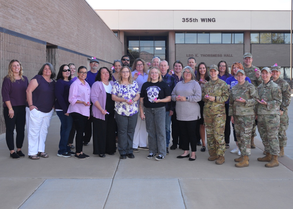 Domestic Violence Awareness Month Group photo