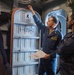 USS George Washington Sailors Perform Watertight Door Maintenance