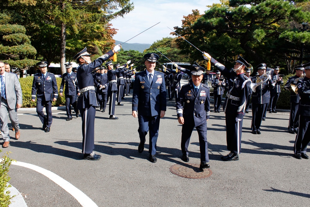 CSAF, CMSAF visit Korea