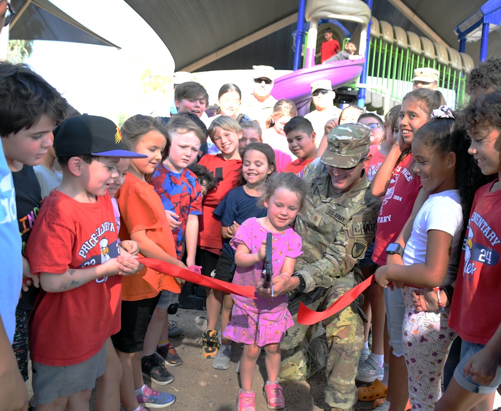 Halo Chapel celebrates new playground with ribbon cutting ceremony