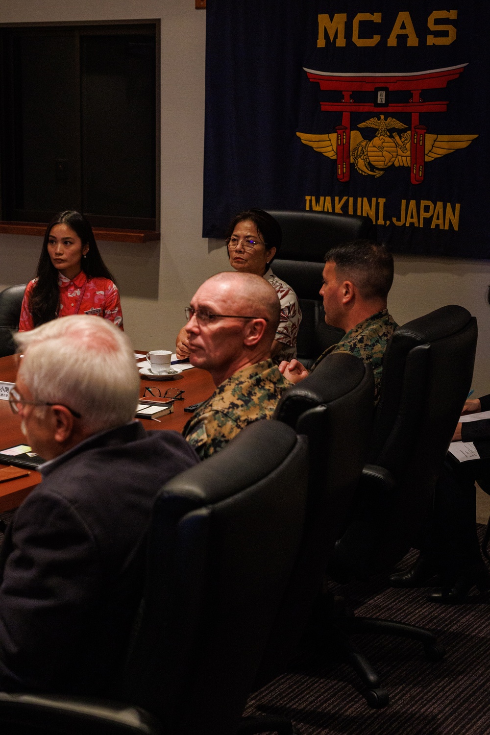 Toyohara District visit Marine Corps Air Station Iwakuni