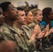 Eighth Army Commanding General addresses DINFOS student boy